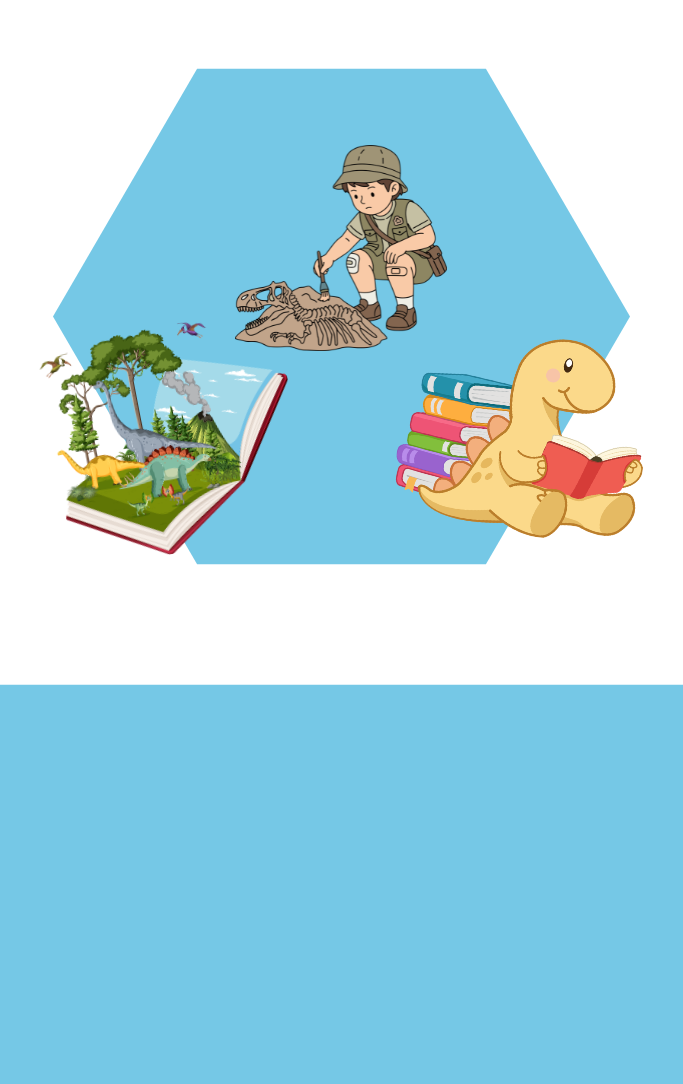 Book dinosaurs read more books